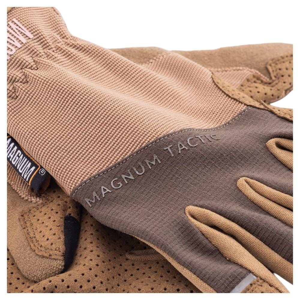magnum Magnum Men's Boldur Touch Screen Leather Tactical Gloves in Tan - 4