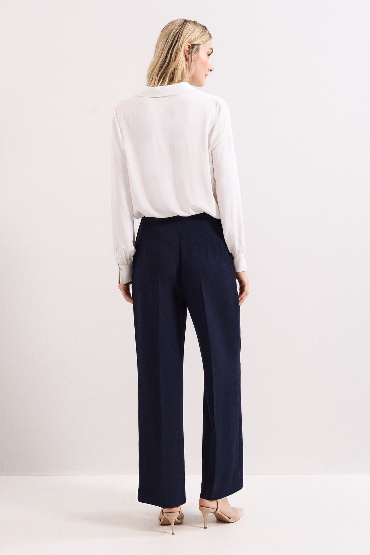 Phase Eight Phase Eight Women's Petite Trouser in Dark Navy - 4