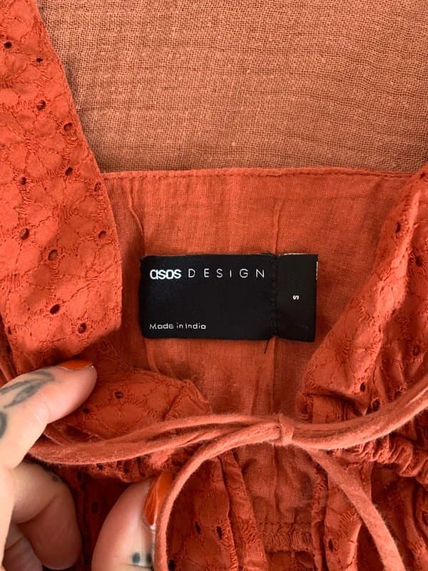 ASOS Tie front babydoll top