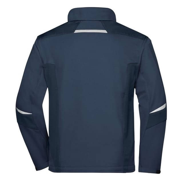 James and Nicholson James and Nicholson Men's Strong Soft Shell Jacket in Navy - 2