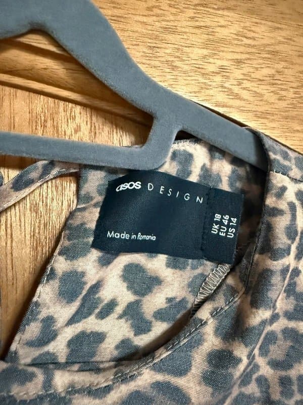 ASOS Design ASOS design leopard print top