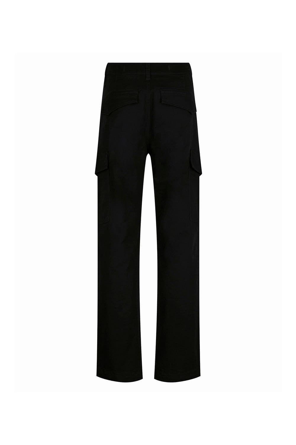 Luke 1977 Luke 1977 Men's Relaxed Panama Cargo Trouser in Black - 4