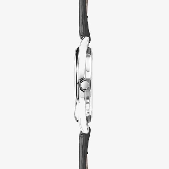 Sekonda Sekonda Women's Easy Reader Black Leather Strap Watch 30121 in White - 2