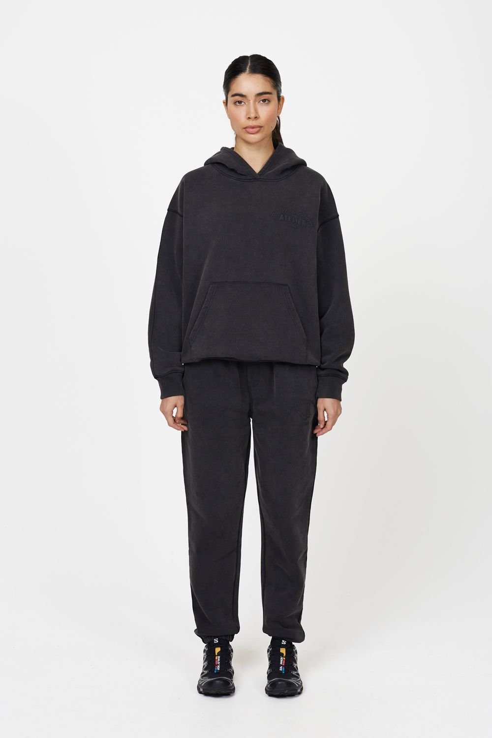 Good For Nothing Good For Nothing Women's Washed Relaxed Joggers in Black - 2