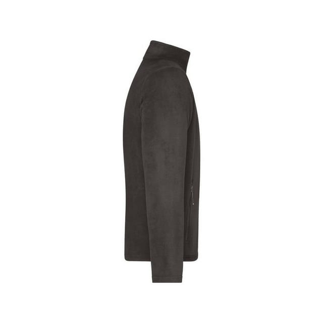 James and Nicholson James and Nicholson Men's Fleece Jacket in Dark Grey - 3