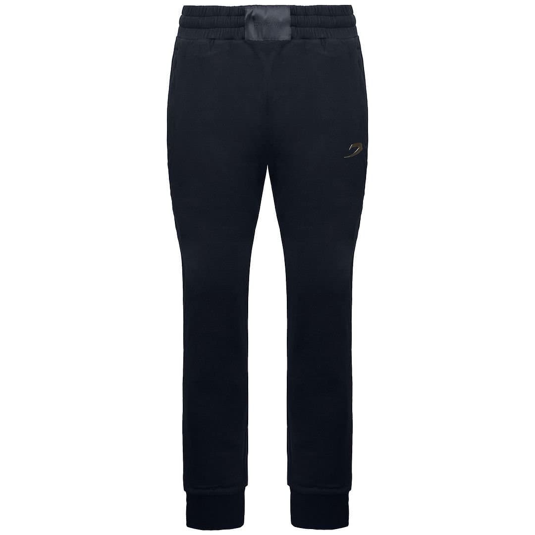 BoxRaw BoxRaw Men's Stretch Waist Charcoal Graphic Logo Marciano Track Pants in Grey