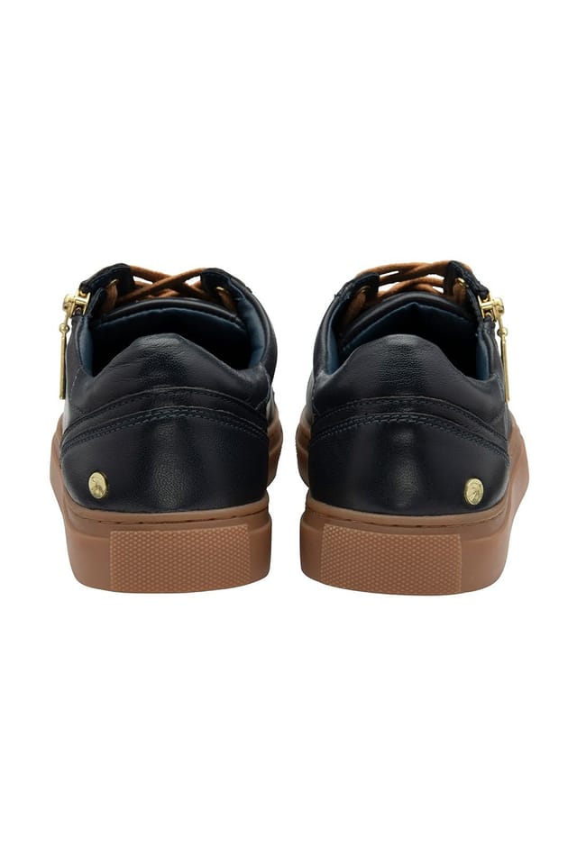 Ravel Ravel Women's 'Gage' Leather Zip-Up Trainers in Navy - 3