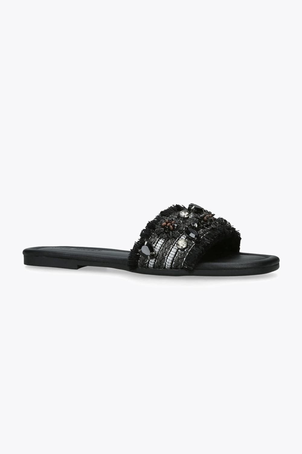 Steve Madden STEVE MADDEN Women's 'Hampton Black' Sandals in Black - 4