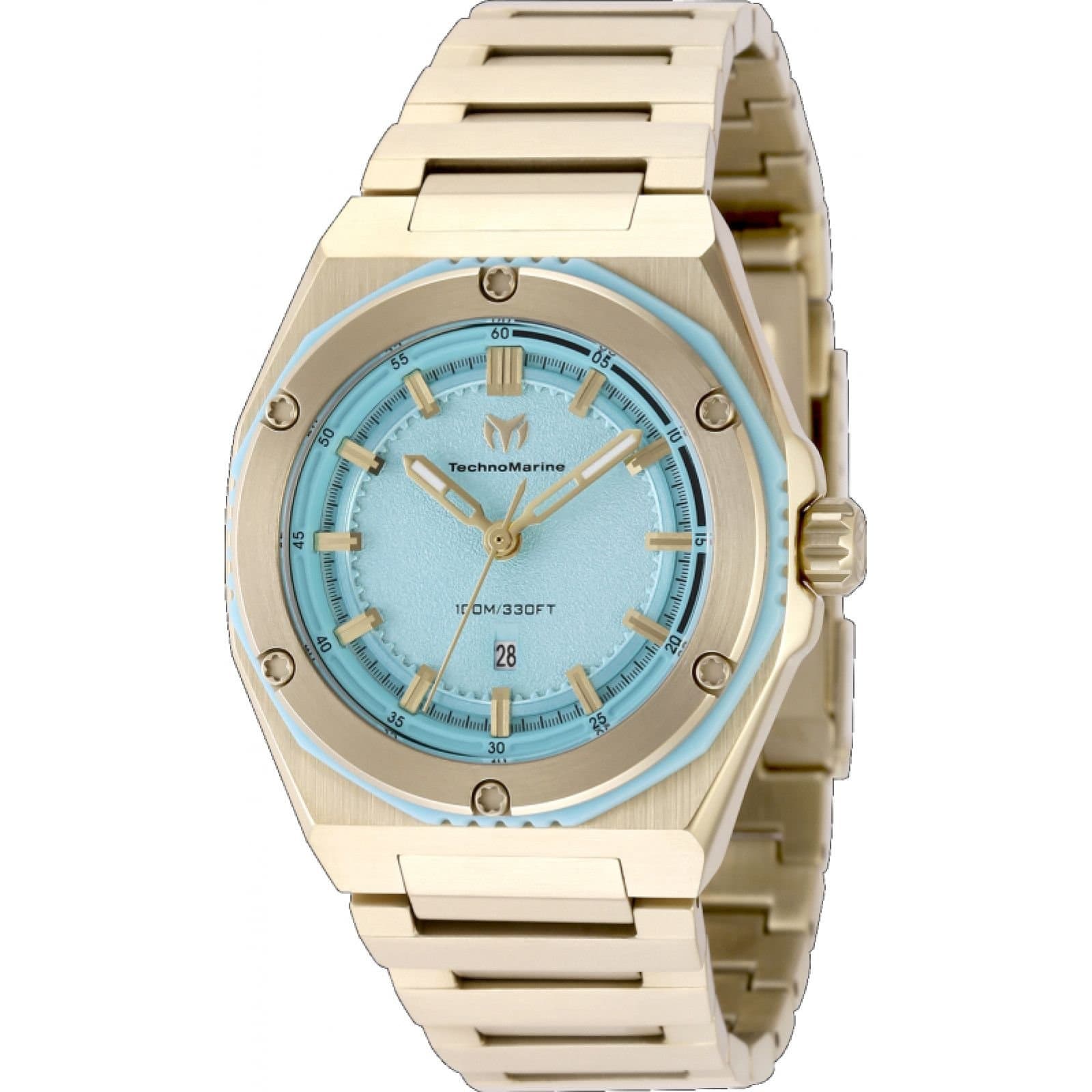 TechnoMarine TechnoMarine Women's TM-416087 Coral Legacy 36mm Quartz Watch in Gold