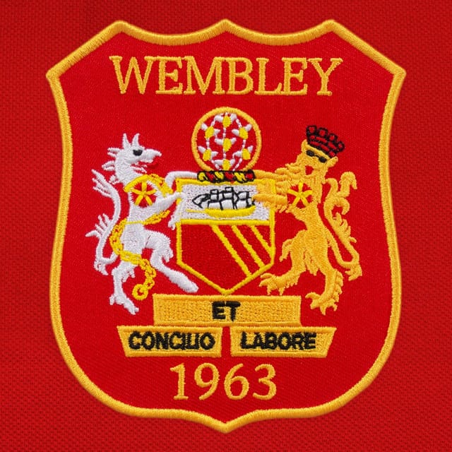 fan originals fan originals Men's Adults Manchester Crest Retro Polo Shirt in Scarlet - 3