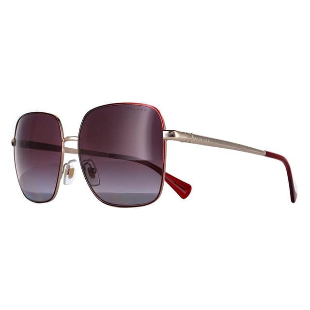 Ralph by Ralph Lauren Ralph by Ralph Lauren Women's Square Burgundy Gradient Violet RA4142 in Red - 2