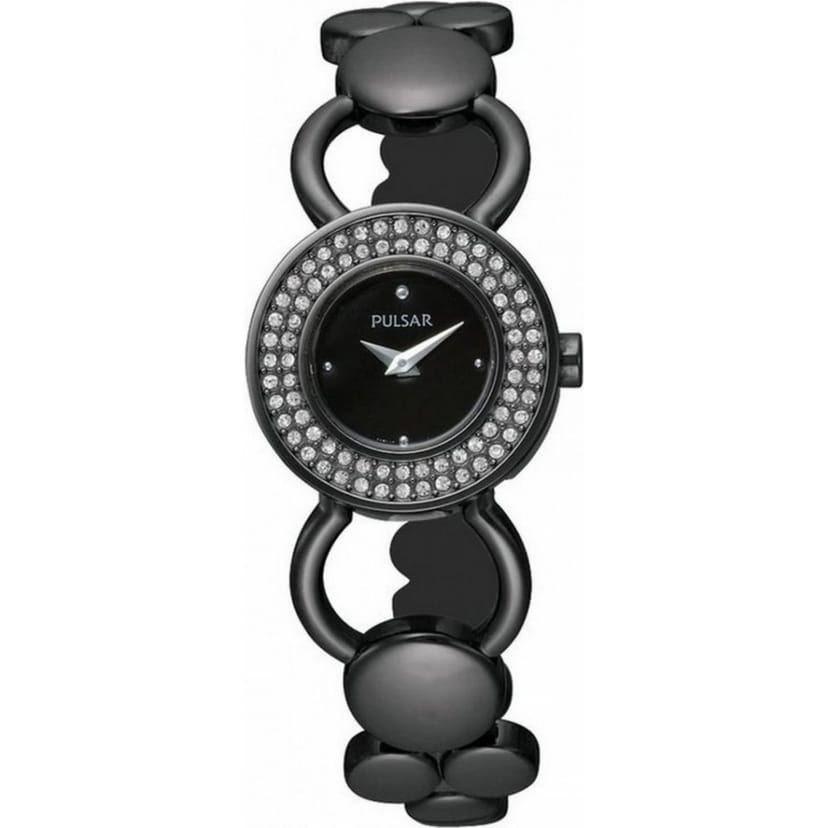 Pulsar Pulsar Women's PEGD89X1 22mm Quartz Watch in Black - 1