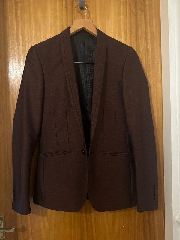 ASOS ASOS marroon reddish blazer - 1