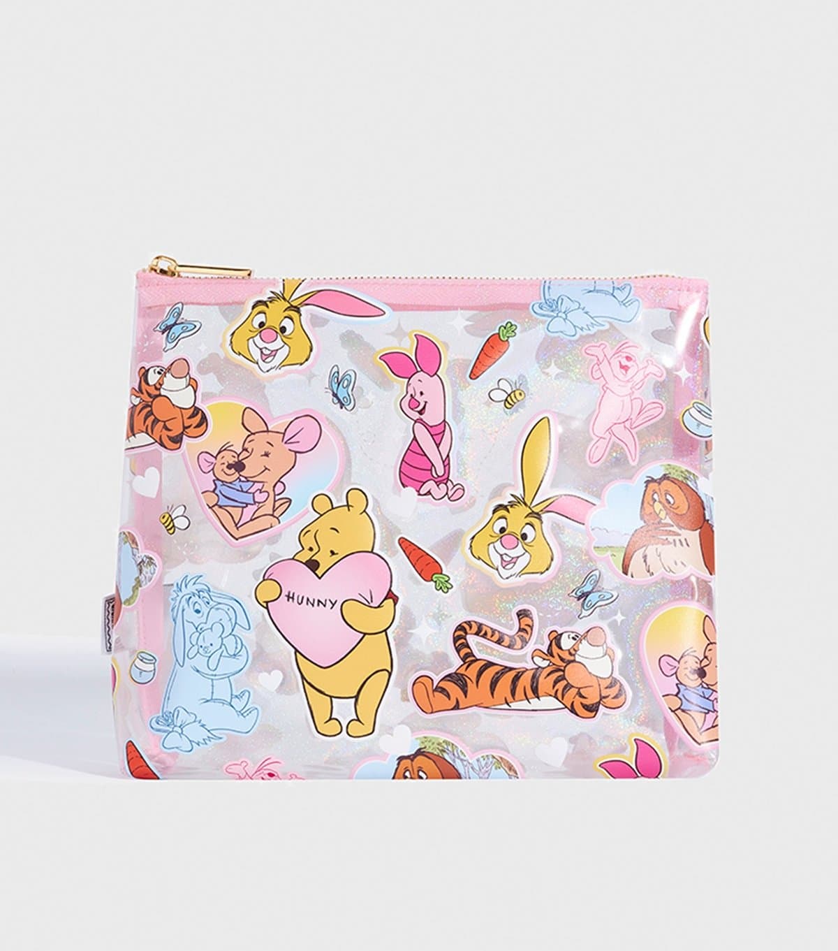 Skinnydip Pink Winnie The Pooh Clear Wash Bag Skinnydip New Look