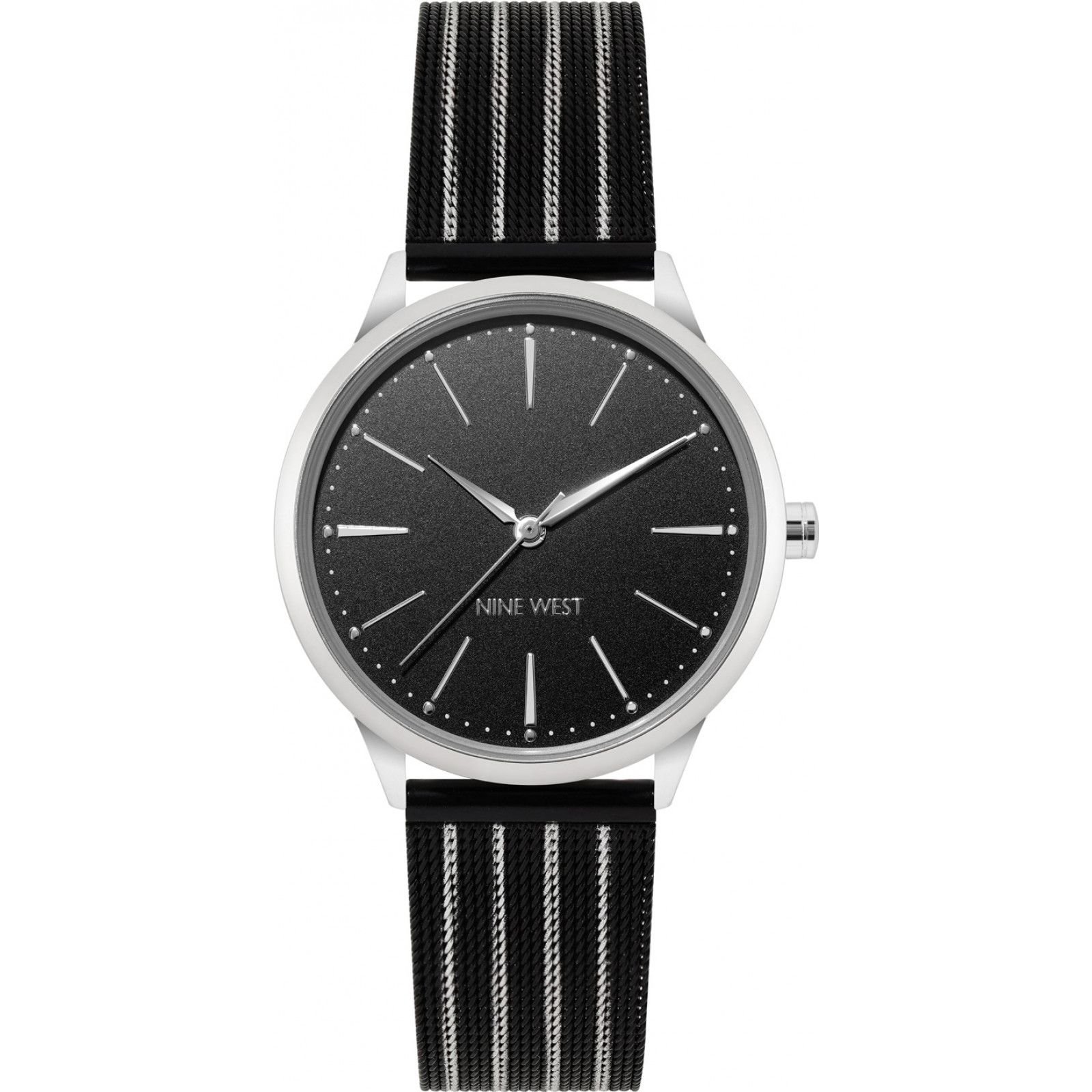 Nine West Nine West Women's NW-2567SVBK 36mm Quartz Watch - 1