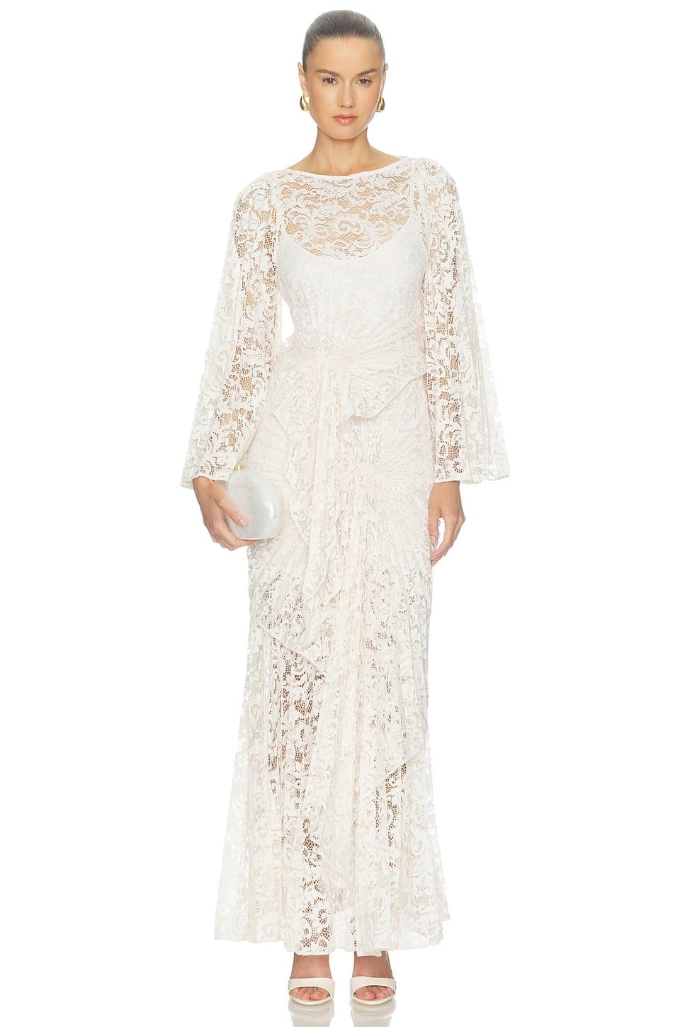 revolve Veil Dress Floor Length