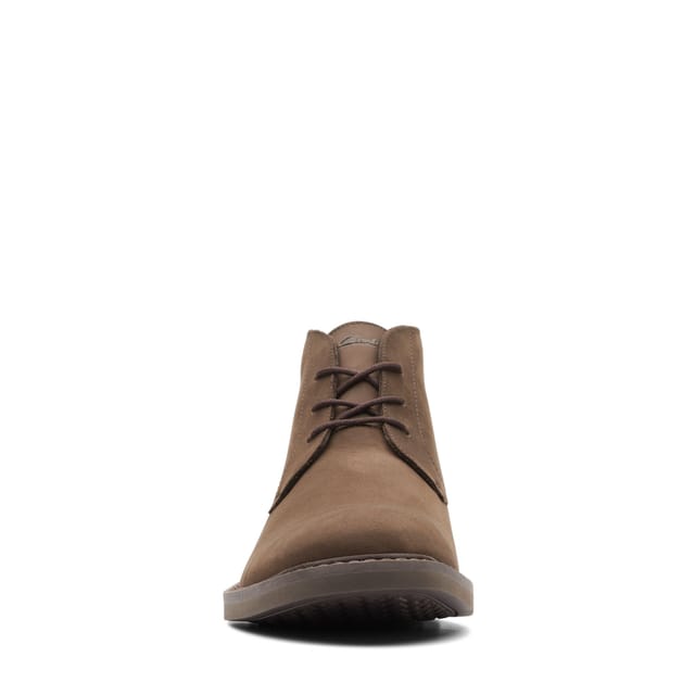Clarks Clarks Men's Atticus LT Hi GORE-TEX Dark Brown Nubuck Ankle Boots, Lace Up - 3