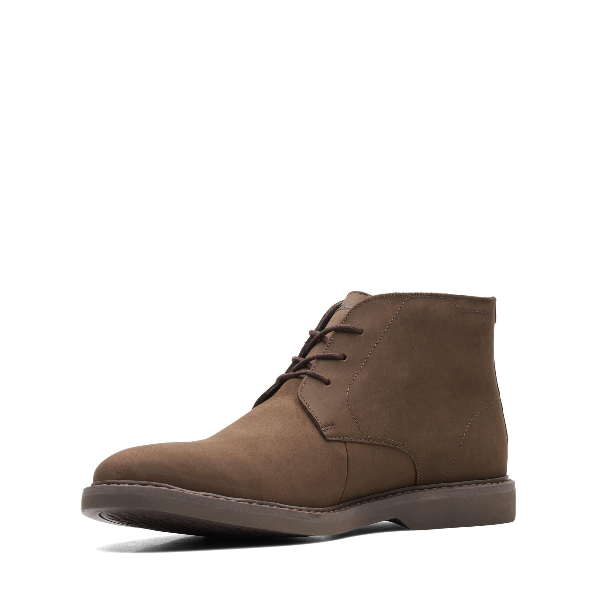 Clarks Clarks Men's Atticus LT Hi GORE-TEX Dark Brown Nubuck Ankle Boots, Lace Up - 4