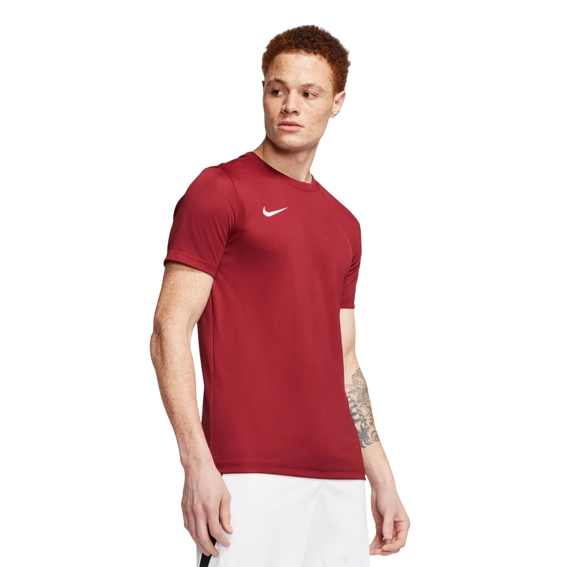 Nike Nike Men's Dry Park VII Short-Sleeved Jersey in Red - 4