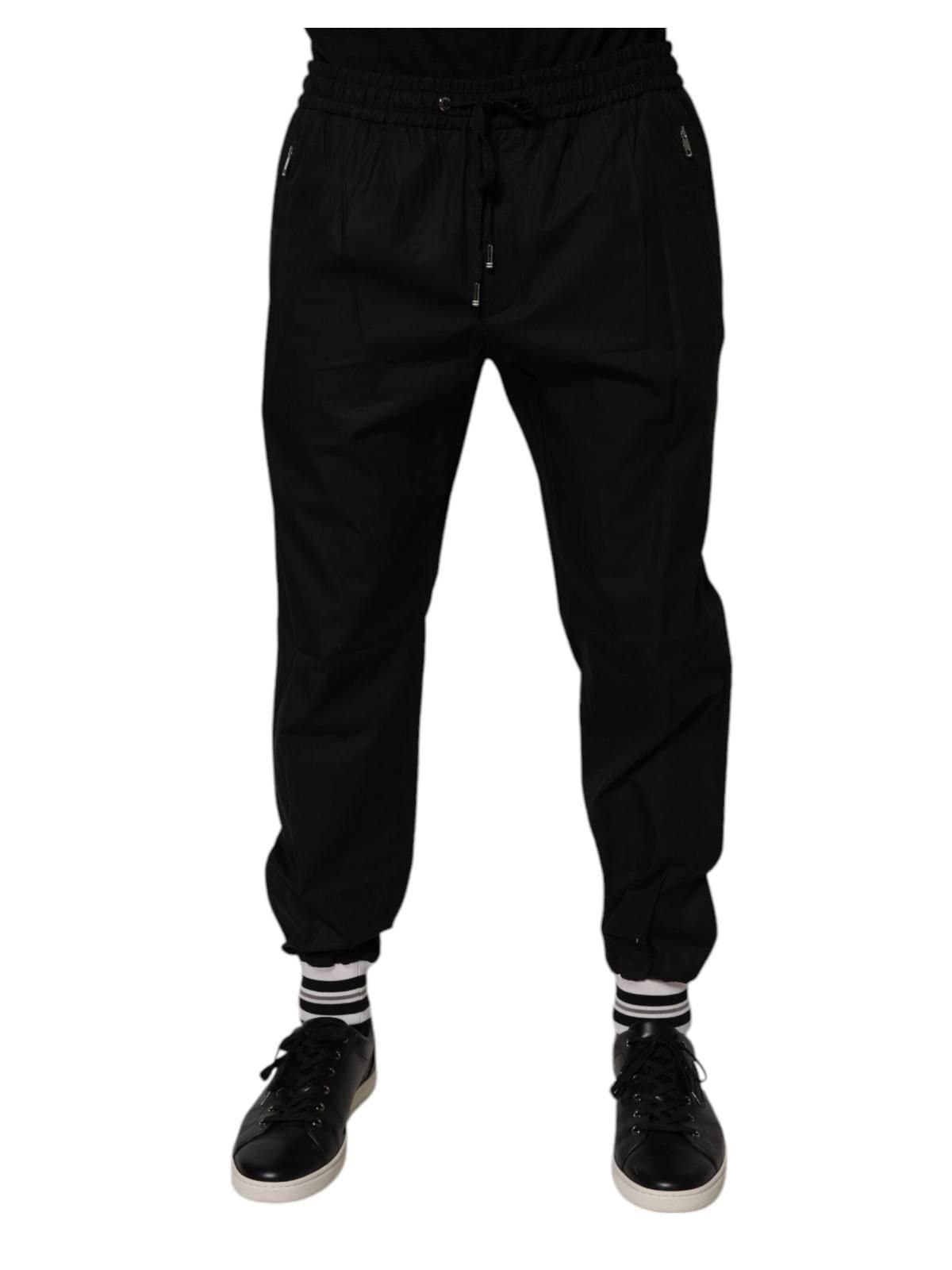 Dolce & Gabbana Dolce & Gabbana Men's Black Cotton Jogger Sweatpants Pants
