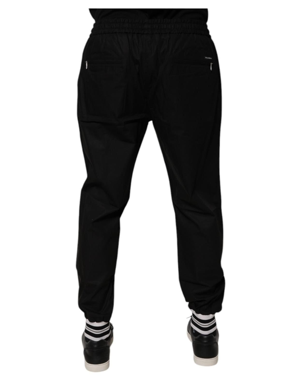 Dolce & Gabbana Dolce & Gabbana Men's Black Cotton Jogger Sweatpants Pants - 4
