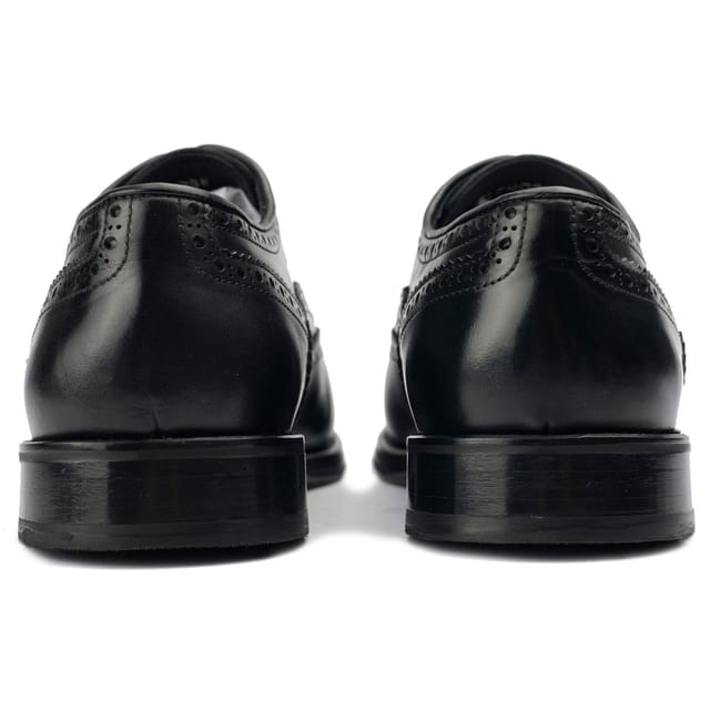 SOLE SOLE Men's Elcho Brogue Shoes in Black - 3
