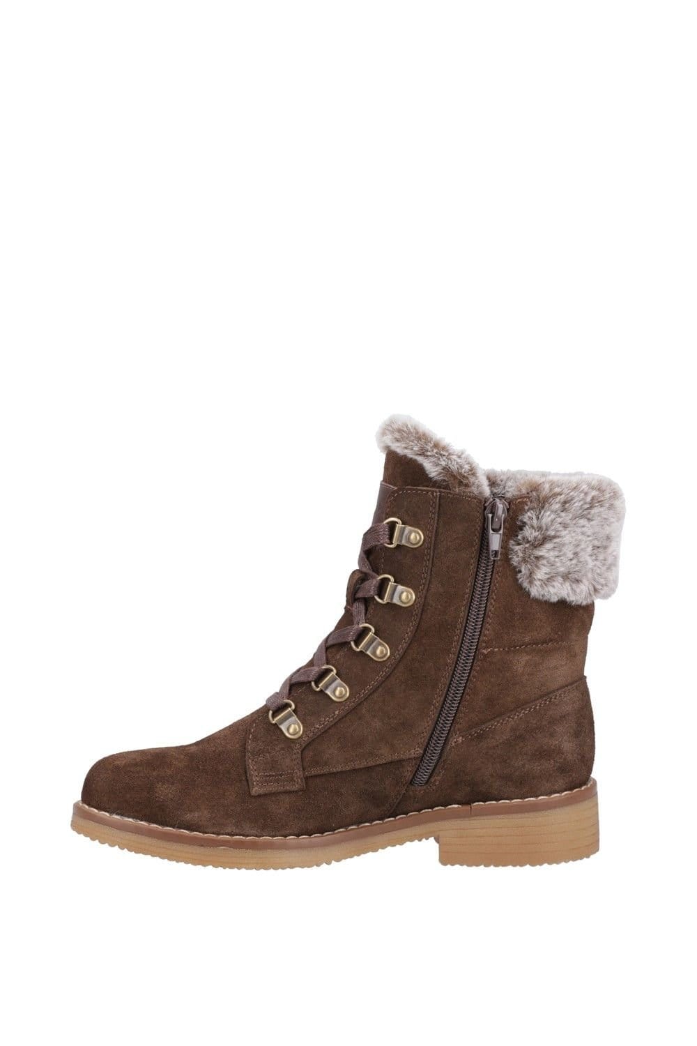 Hush Puppies Hush Puppies Women's 'Florence' Ankle Boots in Chocolate - 4