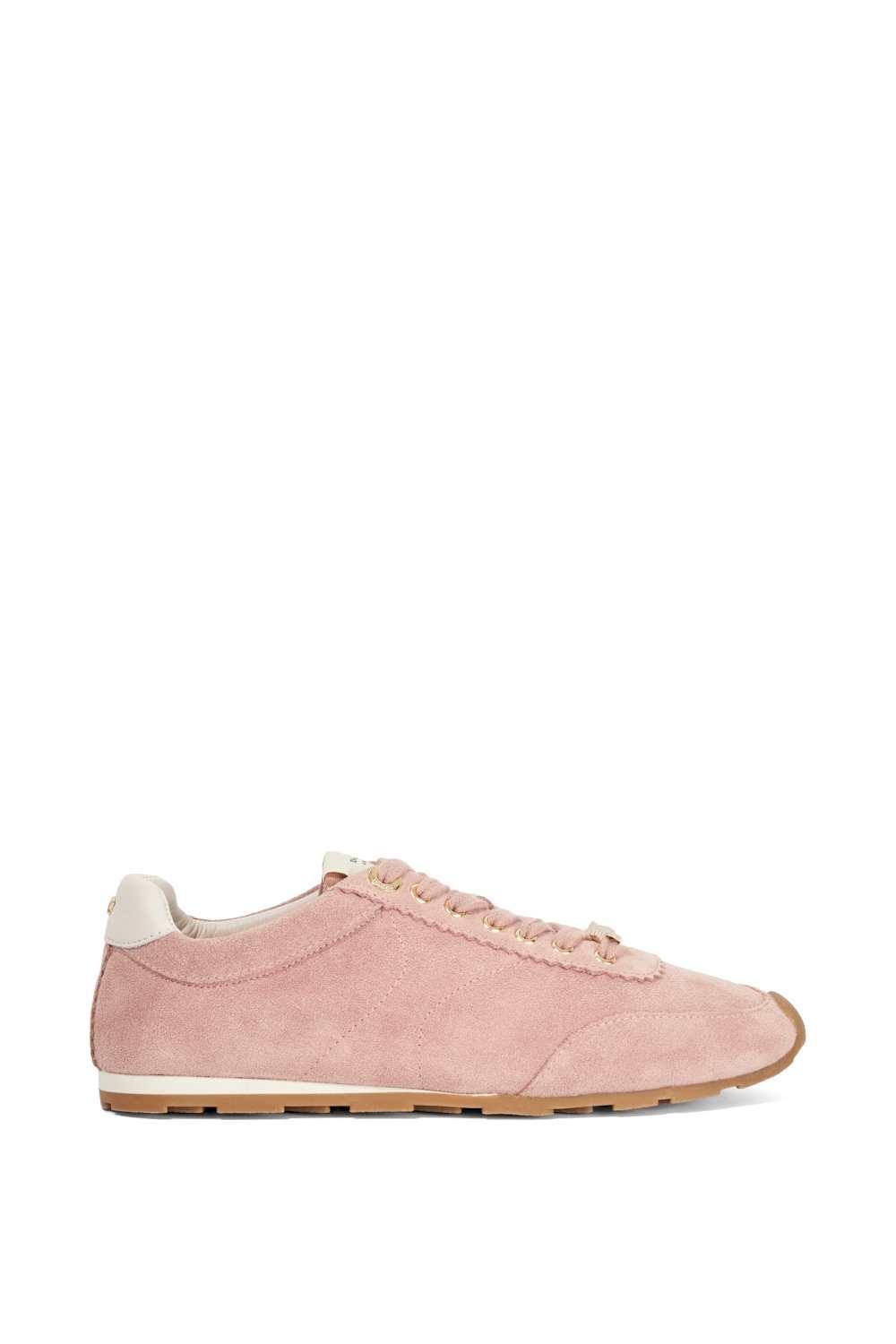 Dune London Dune London Women's 'Evalinna' Suede Trainers in Pink - 4