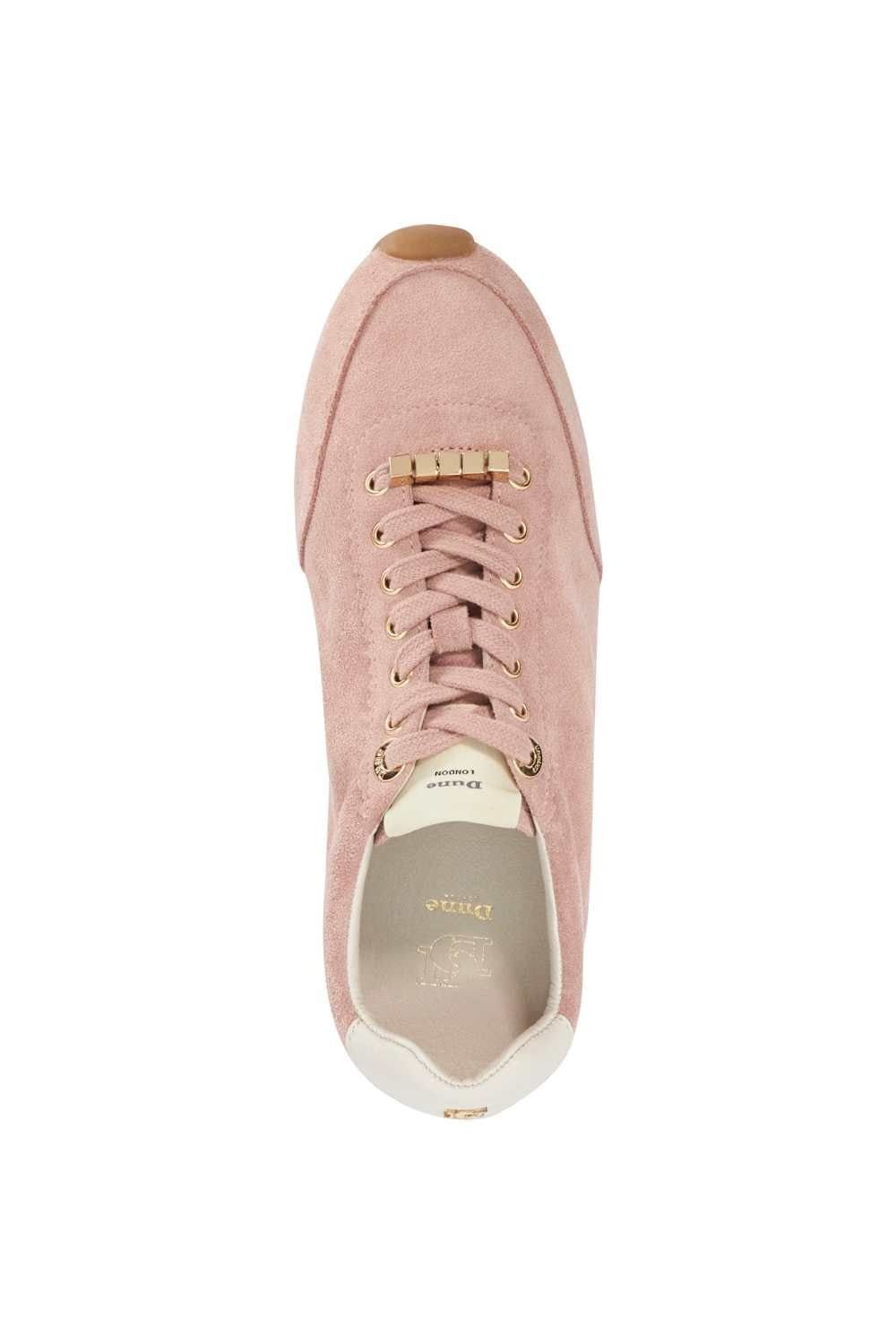 Dune London Dune London Women's 'Evalinna' Suede Trainers in Pink - 4