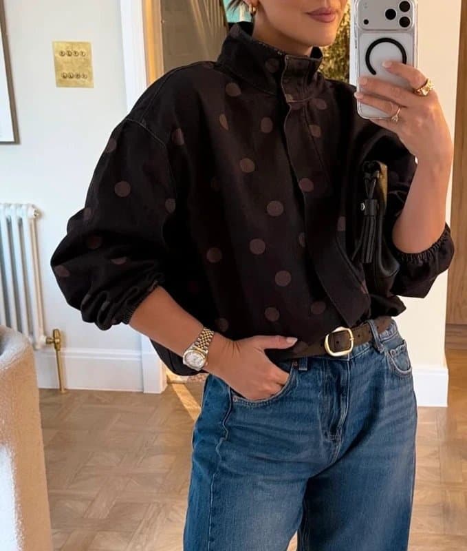 ASOS Polka dot jacket