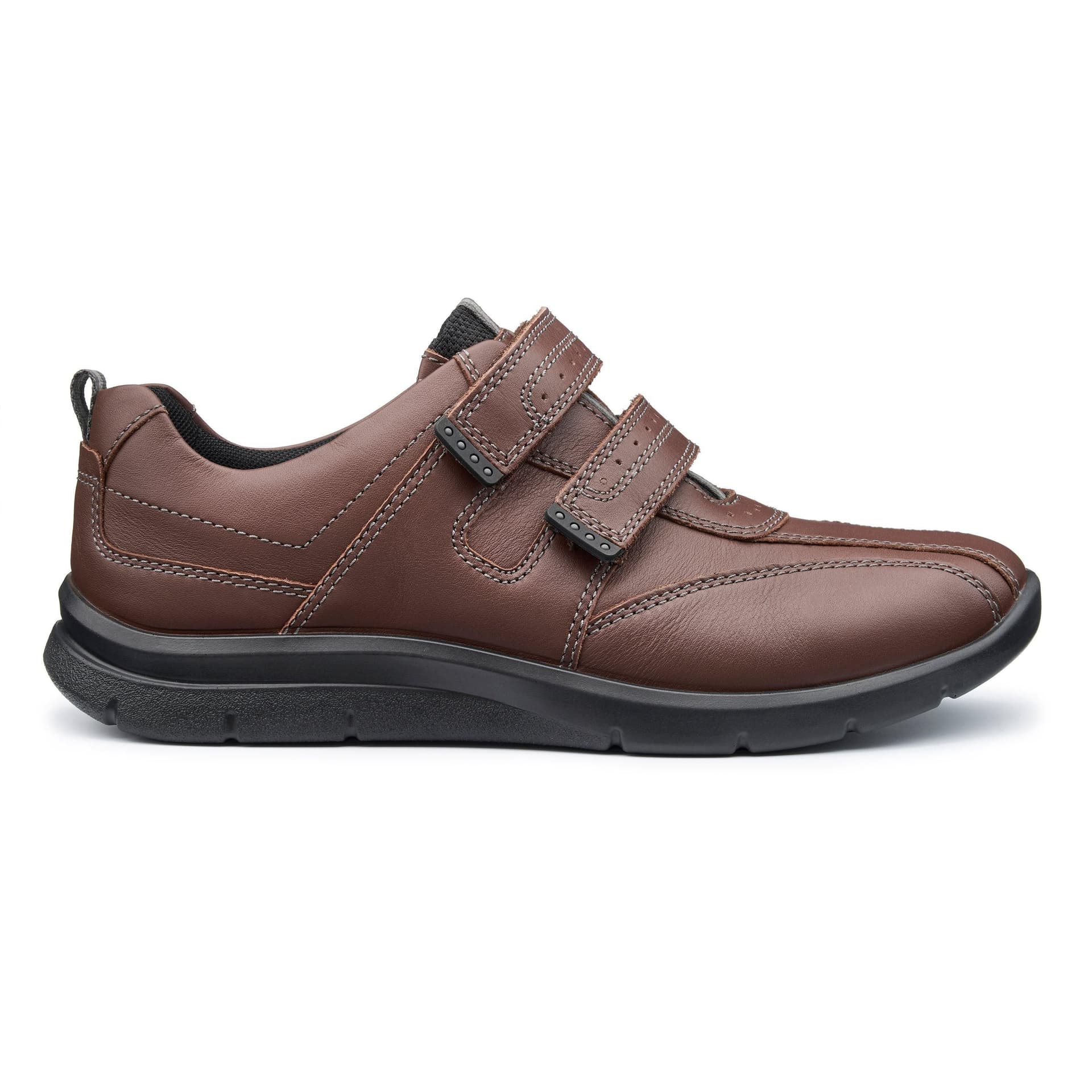 Hotter Hotter Men's 'Energise' Dual Fit Casual Shoes in Walnut