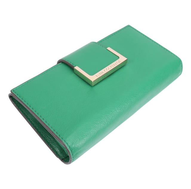 Paul Costelloe Paul Costelloe Women's Alto Leather Purse in Green - 3