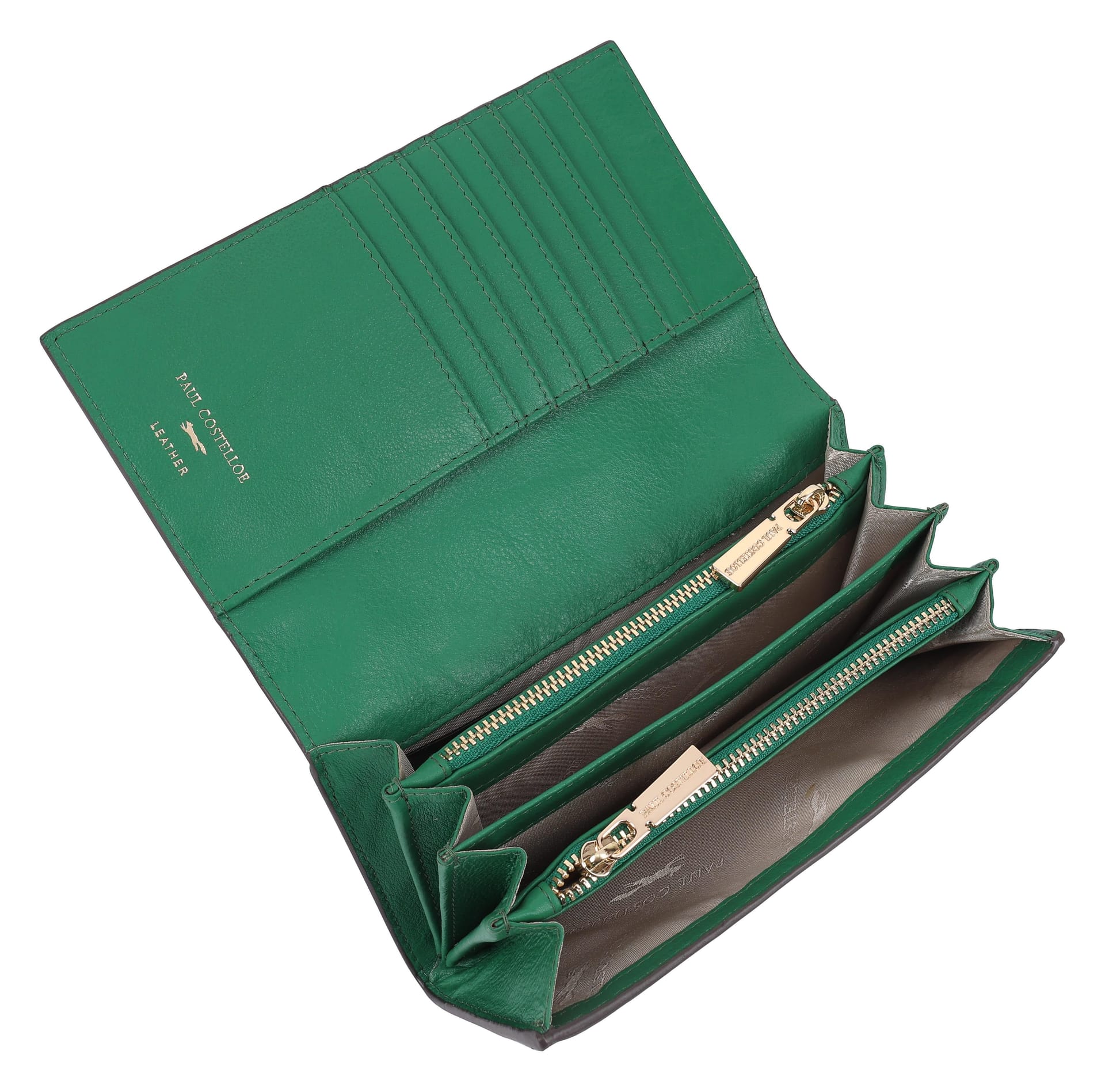 Paul Costelloe Paul Costelloe Women's Alto Leather Purse in Green - 4