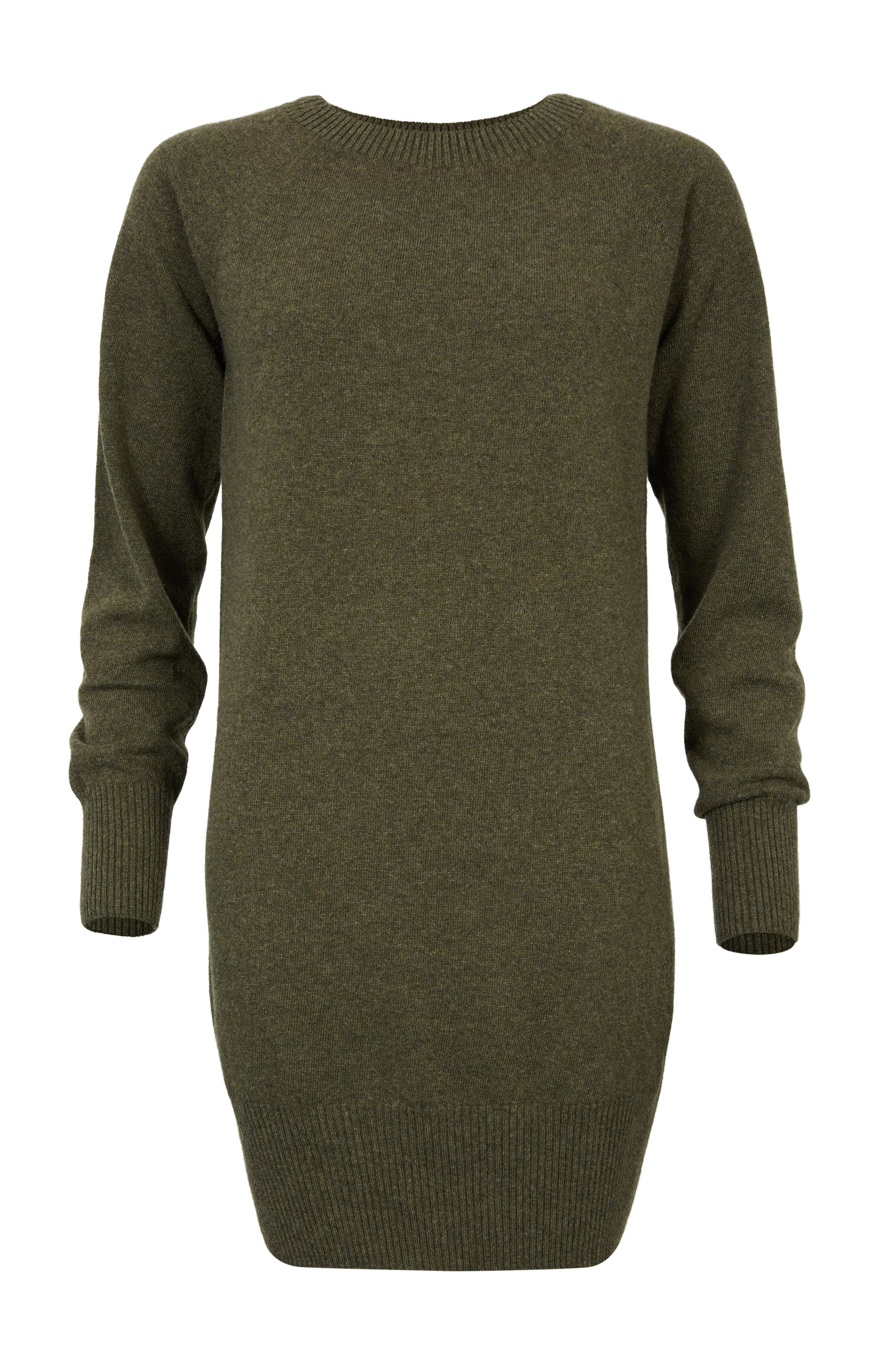 Celtic & Co Celtic & Co Women's Supersoft Slouch Dress in Dark Olive - 2