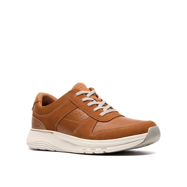 Clarks Clarks Men's Motion Trek Go Tan Combination Shoes in Brown - 2