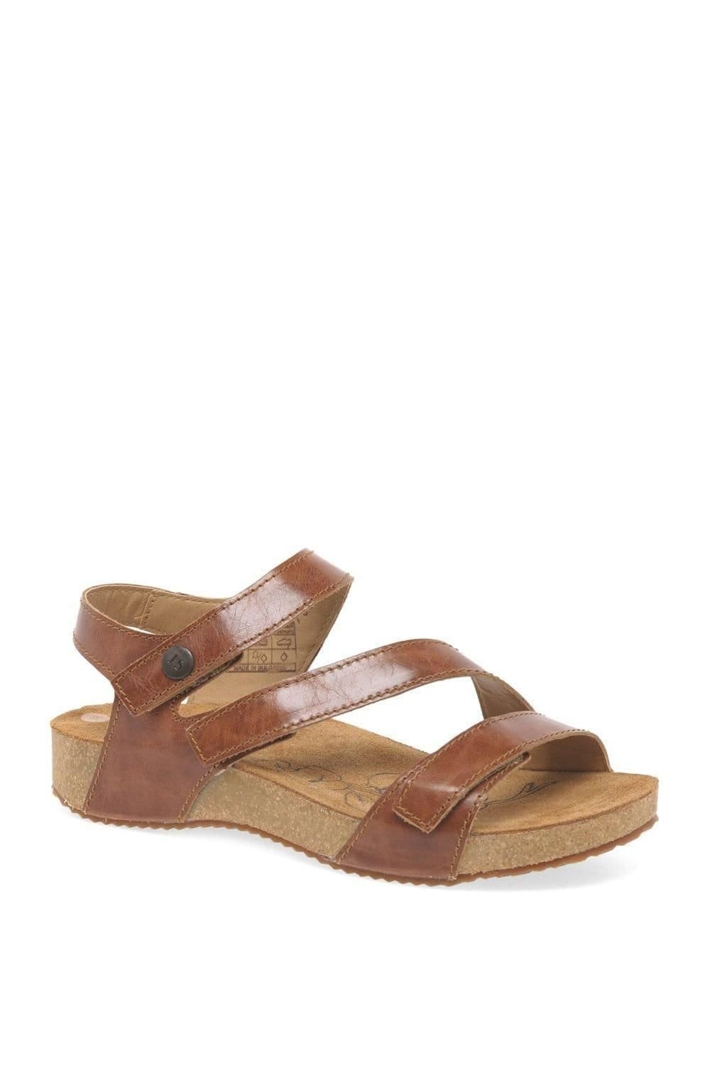 Josef Seibel Josef Seibel Women's 'Tonga 25' Casual Leather Sandals in Camel - 4