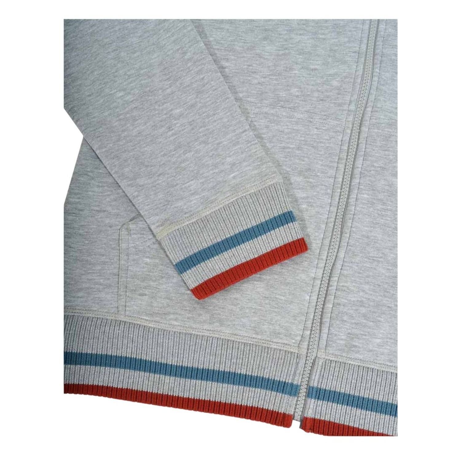 Lambretta Lambretta Men's Full Zip Hoodie in Light Grey - 4