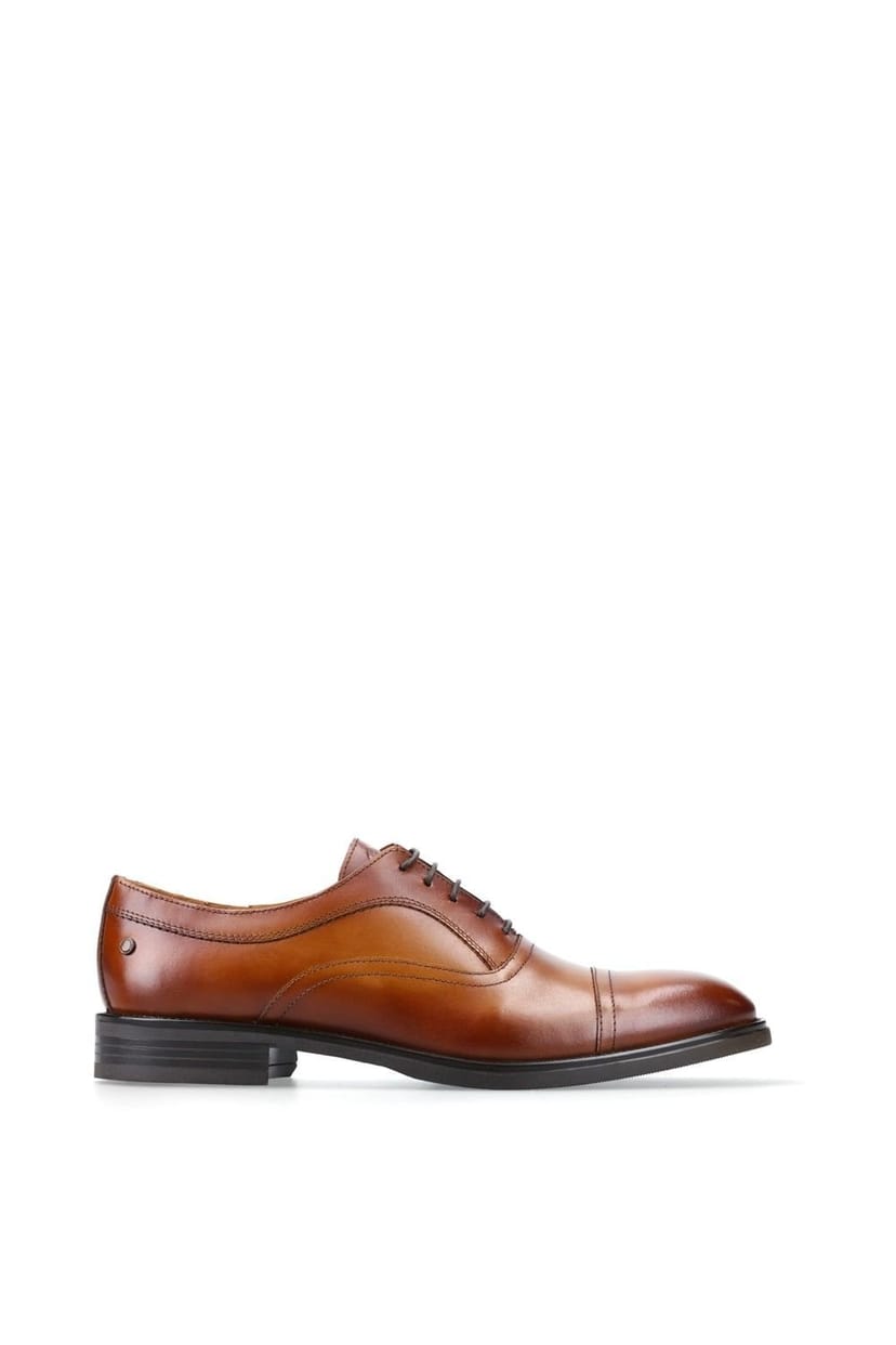 Base London Base London Men's Lapel Toe Cap Shoe in Tan - 1
