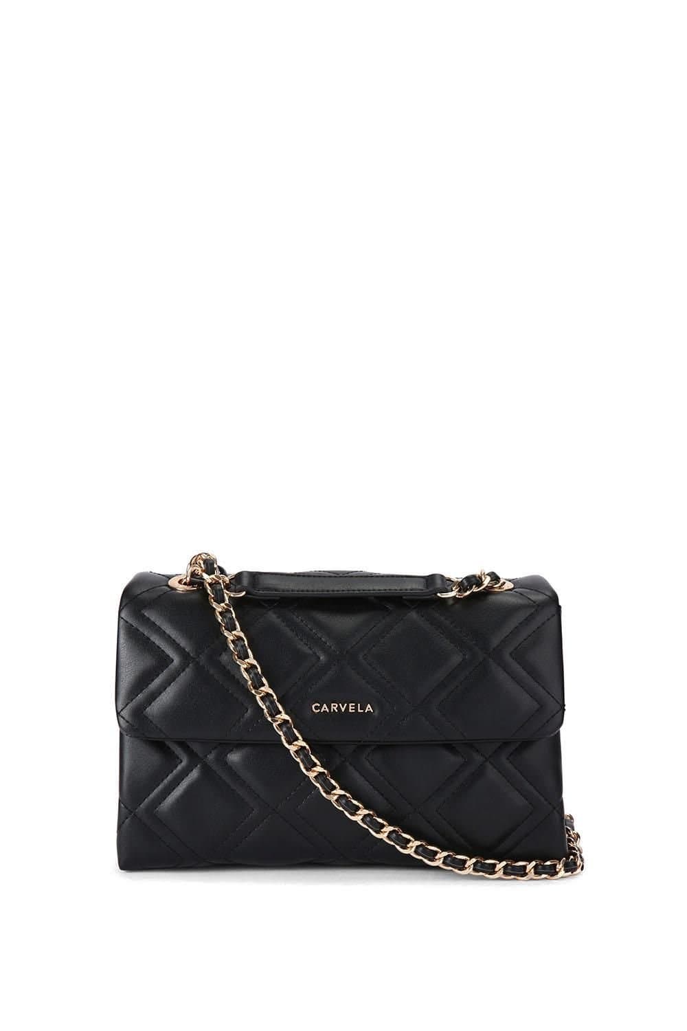 Carvela Carvela Women's 'Large Rosa Chain Shoulder' Bag in Black