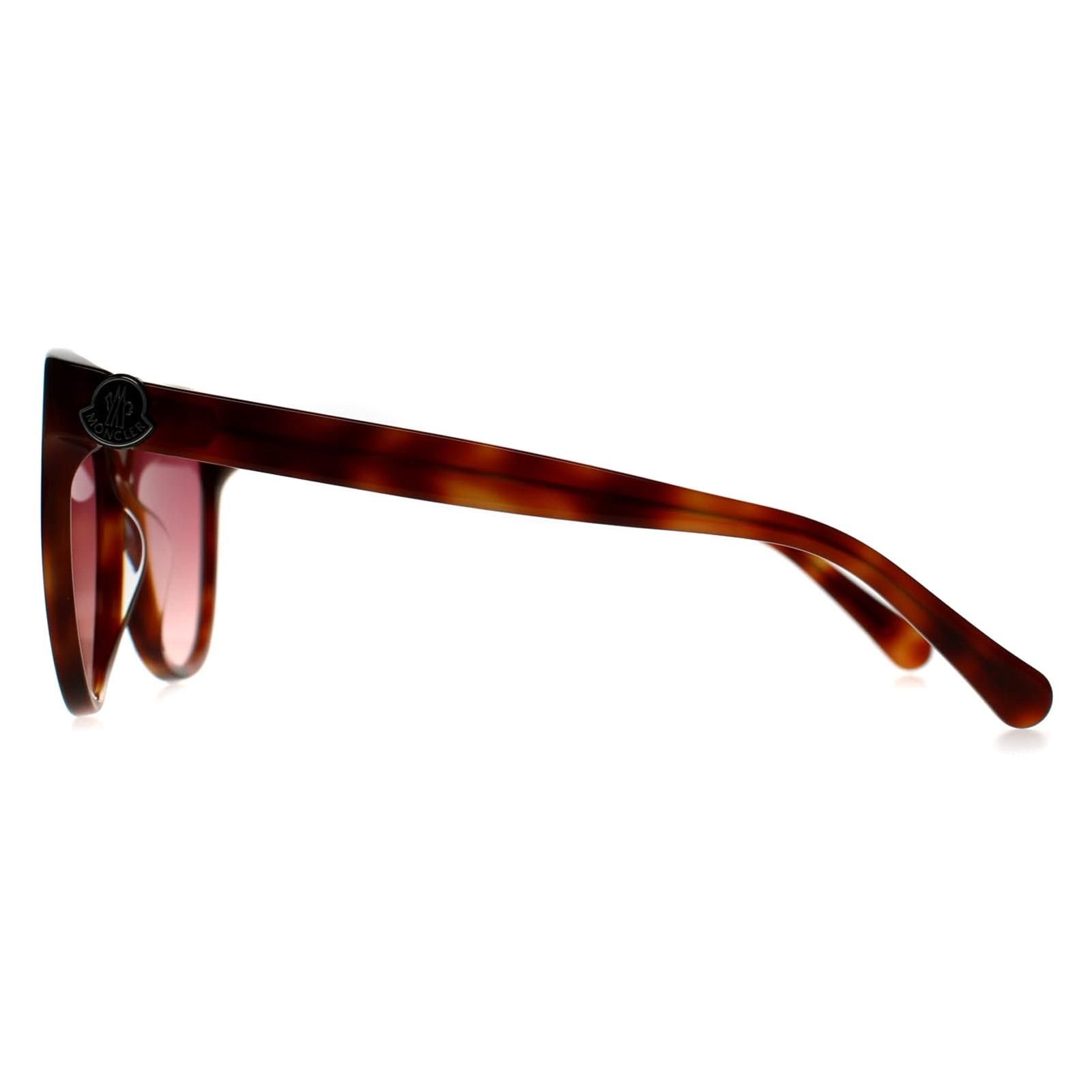 Moncler Moncler Women's Cat Eye Havana Bordeaux Gradient ML0283 in Brown - 3