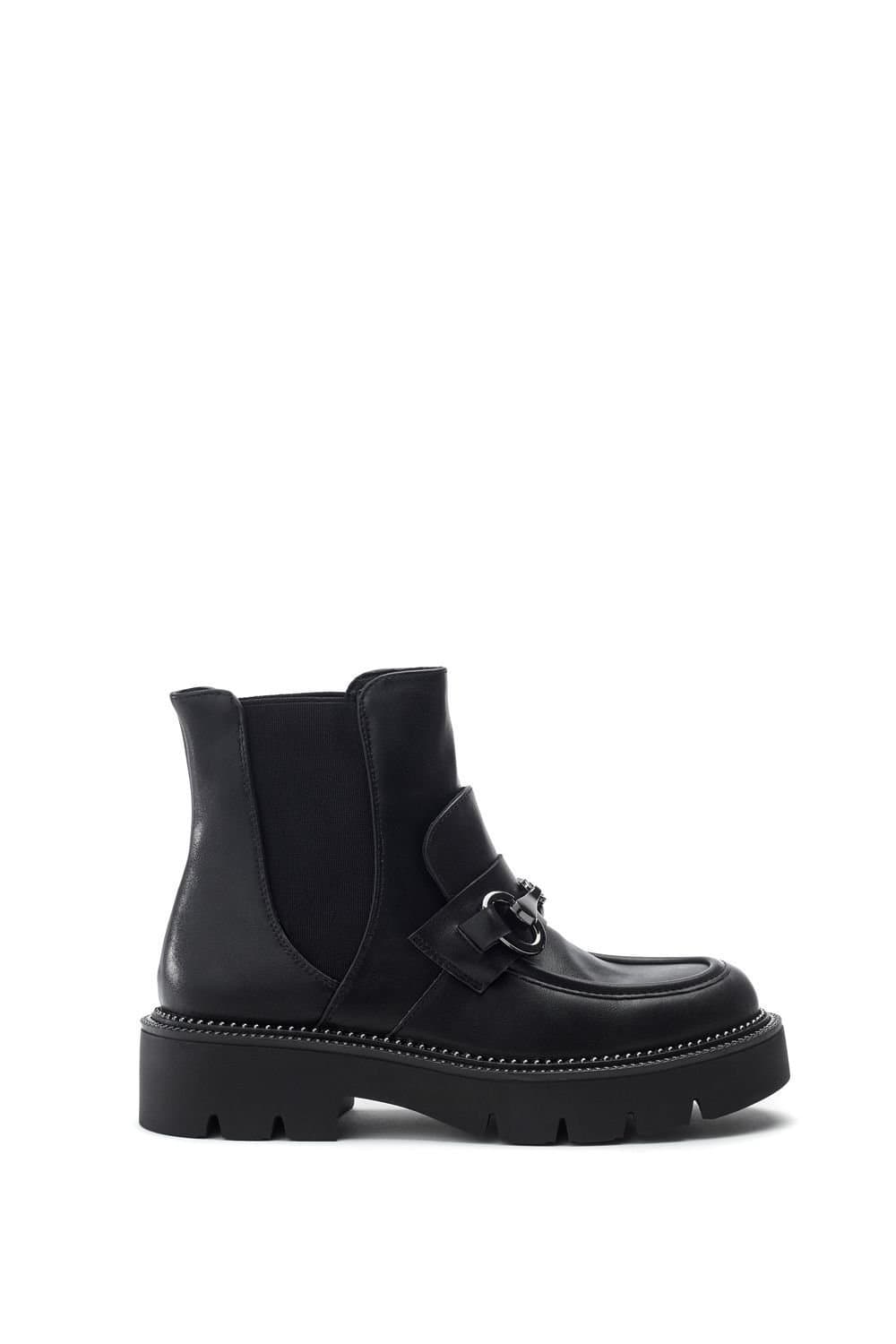 b.soleful b.soleful Women's 'Golder' Porvair Ankle Boots in Black