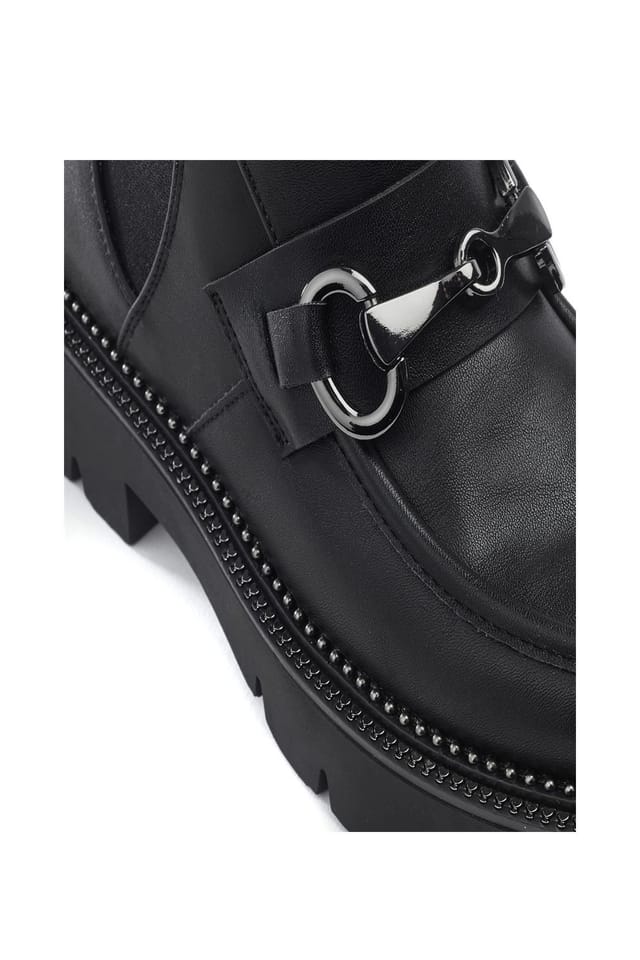 b.soleful b.soleful Women's 'Golder' Porvair Ankle Boots in Black - 3