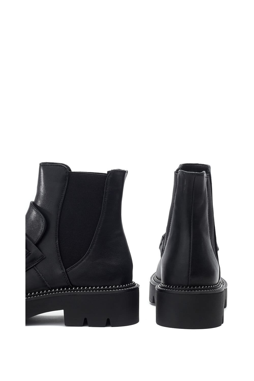b.soleful b.soleful Women's 'Golder' Porvair Ankle Boots in Black - 4