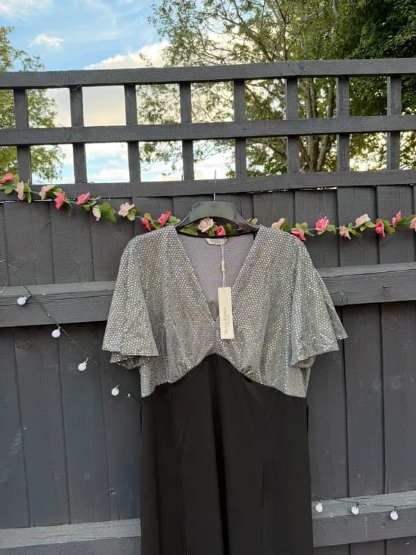 Boutique Marina Kaneva London Sparkle Midi Dress | UK 16 | Brand New With Tags |