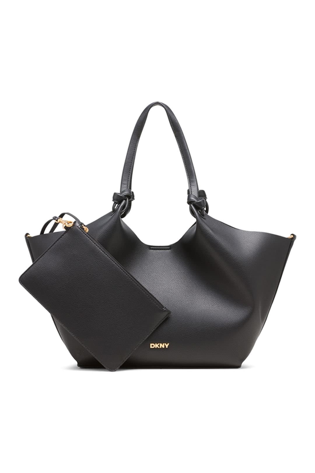 DKNY DKNY Women's Paula Medium Tote Bag Black Gold