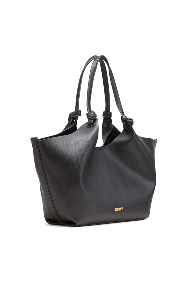 DKNY DKNY Women's Paula Medium Tote Bag Black Gold - 2