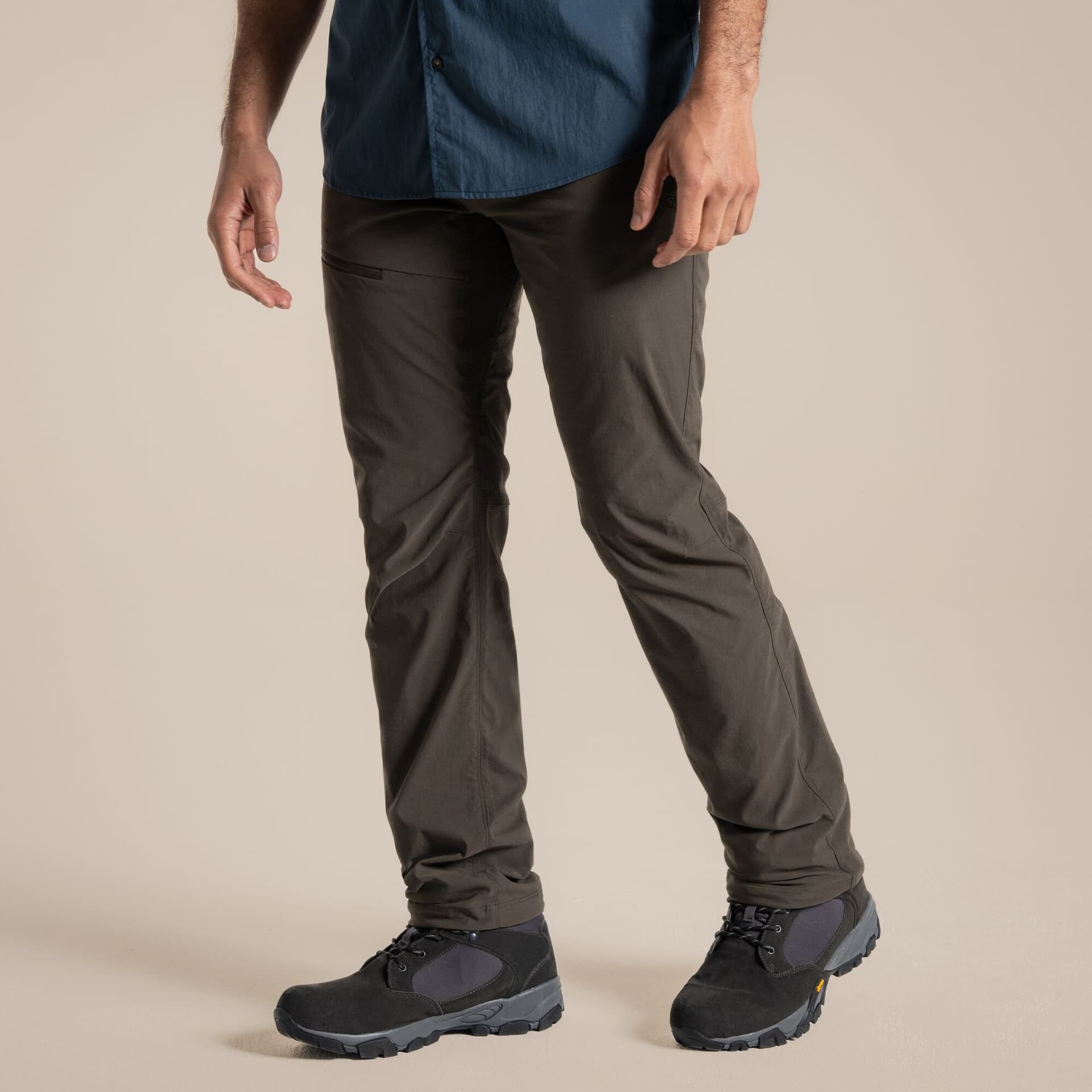 Craghoppers Craghoppers Men's NosiLife Pro Insect-Repellent Lightweight Stretch Trouser in Dark Green