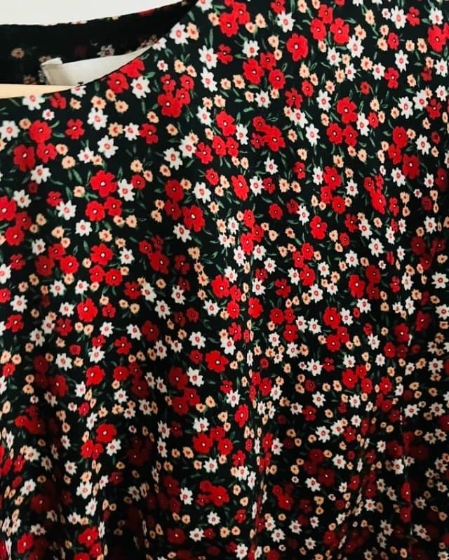 Topshop Topshop backless floral dress size 12 new with tags