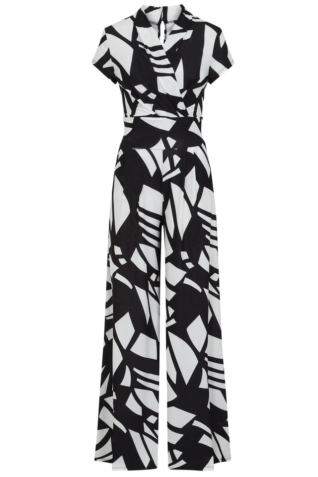 Hot Squash Hot Squash Women's Wideleg Jumpsuit in Black - 3