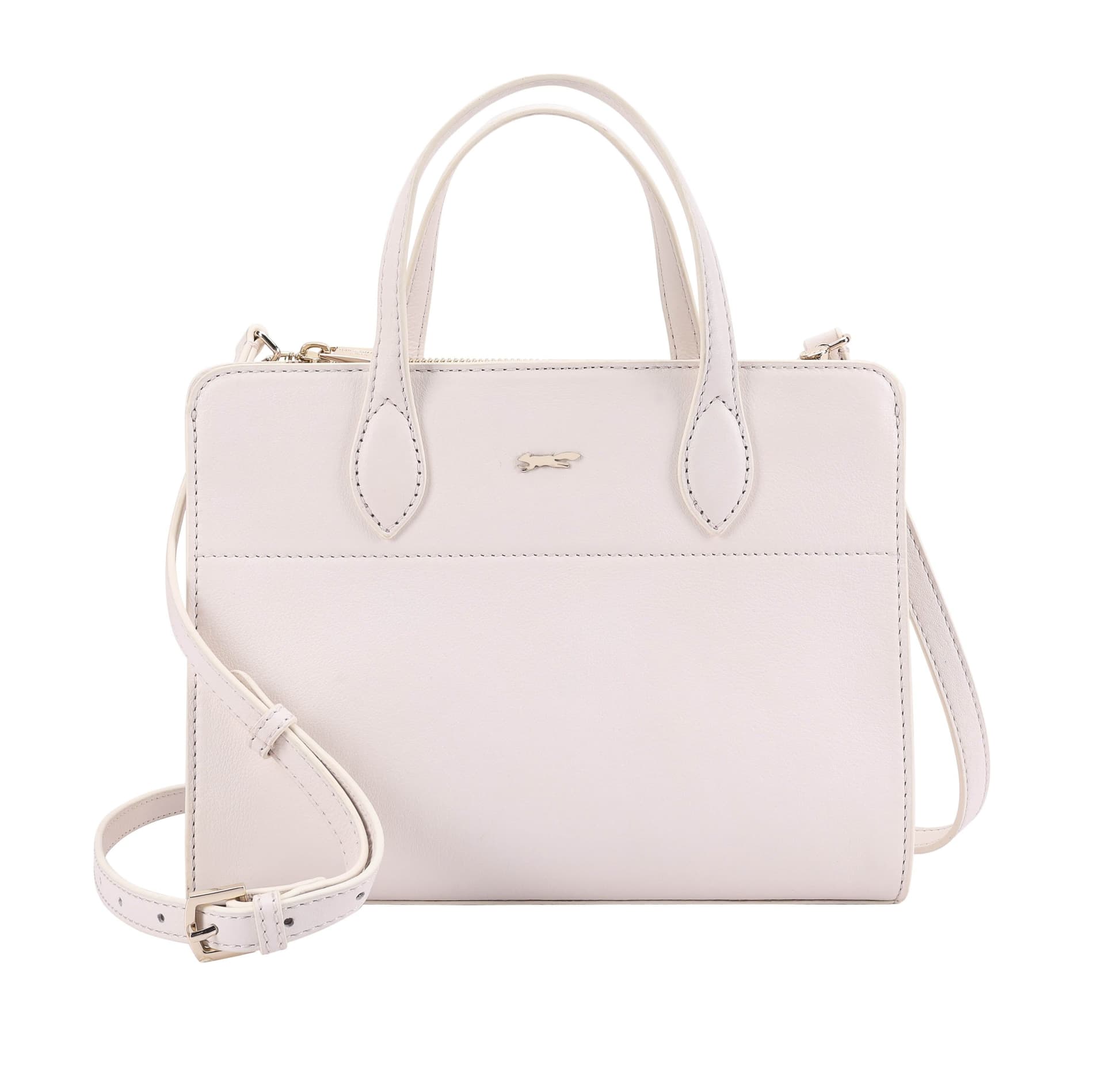 Paul Costelloe Paul Costelloe Women's Cordelia Leather Cross Body Bag in Off-White